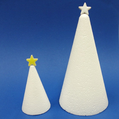 Ceramic Stars, White, 20g