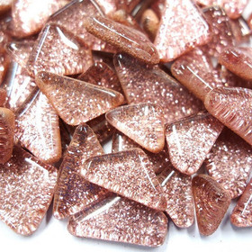 Soft Glass Glitter Pink 500 g