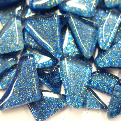 Soft Glas Glitter, Twilight Blue 100g