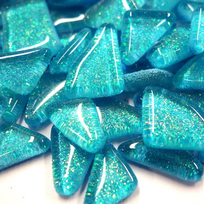 Soft Glass Glitter, Turquoise 100g