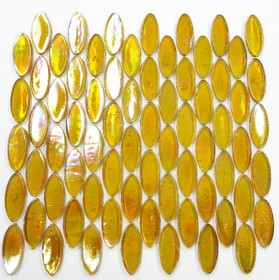Ellipse, Mustard, sheet, 70 tiles, transparent