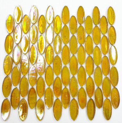 Ellipse, Mustard, sheet, 70 tiles, transparent