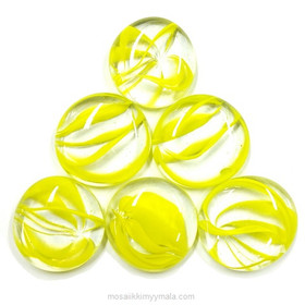 XL-Pärlor, Yellow Art, 6 st