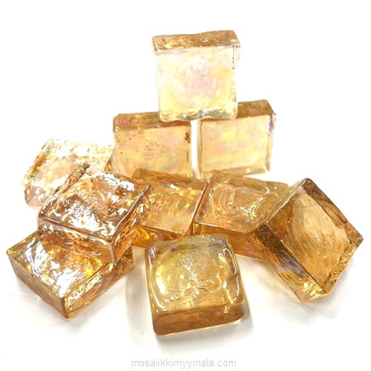 Form Glas, Fyrkant, Light Peach, 20 st