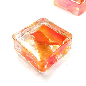 Form Glass, Neliö, Red-Orange, 20 kpl