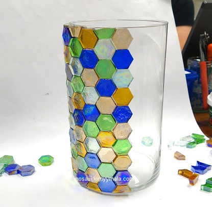 Form Glass, Hexagon, Clear, 12 st