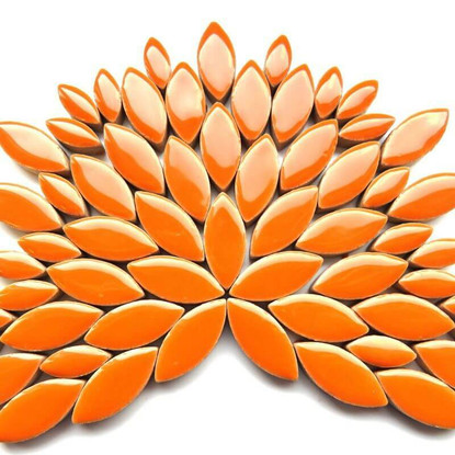 Keramiska löv, Popsicle Orange, 50g