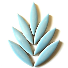 Ceramic ellipse, Azure, 4 pcs