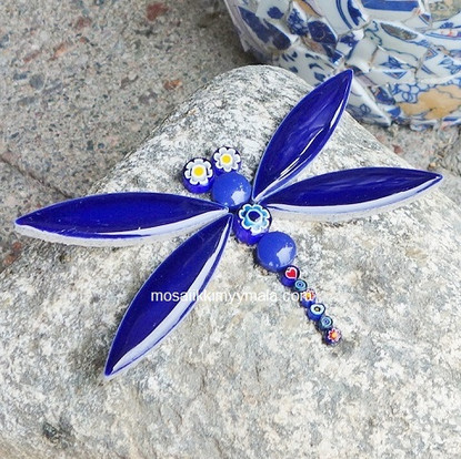 Keraaminen ellipsi, Indigo, 4 palaa