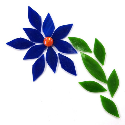 Småa kronblad, Lapis Lazuli, 12 st