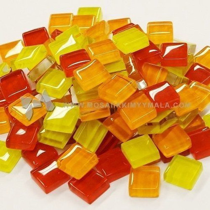 Mini Crystal, Yellow-Red Mix, 150g