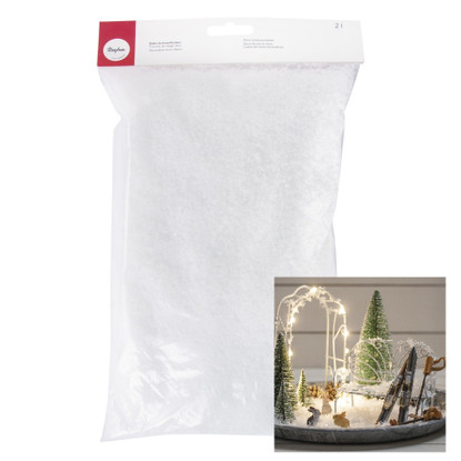 Decorative snow flakes, 0,5 l