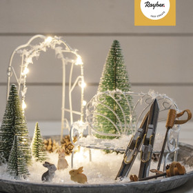 Decorative snow flakes, 0,5 l