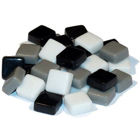 Fantasy Glass 10mm, Grey Mix, 1 kg