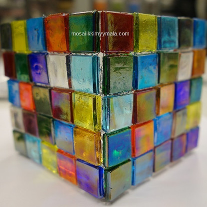 Ice Glass, transparent, Multicolour Mix 200g