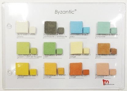Sample board, Mosaikstein, Byzantic