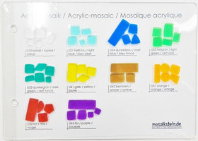 Sample board, Mosaikstein, Acrylic mosaic