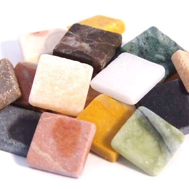 Marmor, 20 mm, Multicolour Mix, 100g