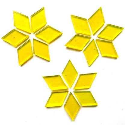 Handskurna diamanter, Clear Yellow, 25g