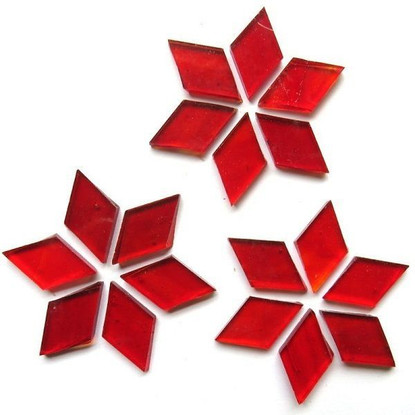Handskurna diamanter, Clear Scarlet, 25g