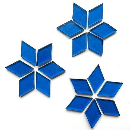 Handskurna diamanter, Clear Turquoise, 25g