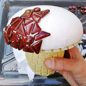 Mosaic Mushroom, Brown, DIY