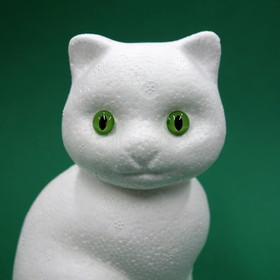 Cats Eyes, 2 pcs, 8mm, Plastic material