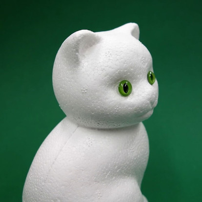 Cats Eyes, 2 pcs, 8mm, Plastic material