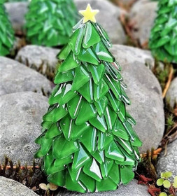 Christmas Tree, Green, DIY, 14cm