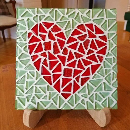 Hjärta, grytunderlägg, DIY