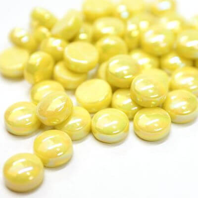 Minipärlor, Pearlised, Acid Yellow, 50g