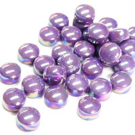 Mini Gems, Pearlised, Magenta, 50g