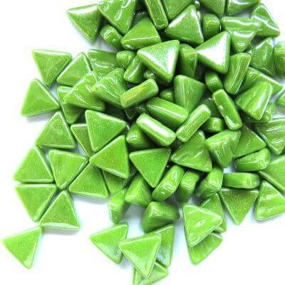 Mini Triangel, Iriserande New Green, 50g