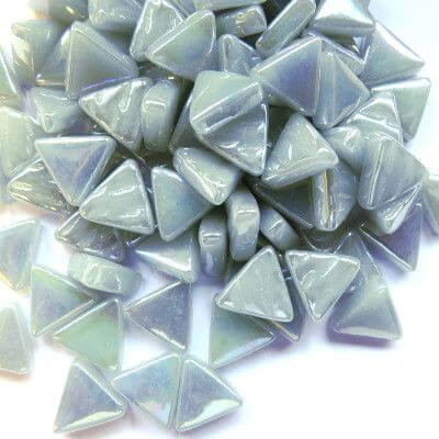 Mini Triangle, Iridised Pearl Grey, 50g