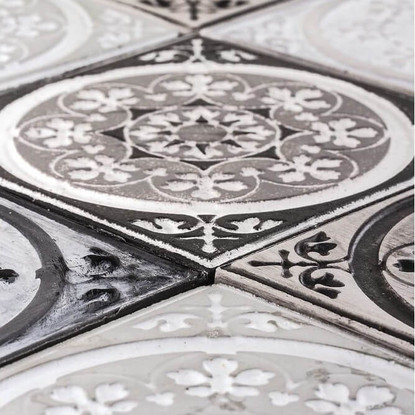 Relief casting plate Mandala, 11x11cm