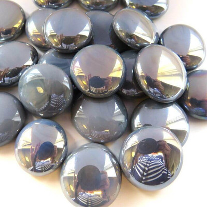 Glasklimpar, Grey Opalescent, 500g