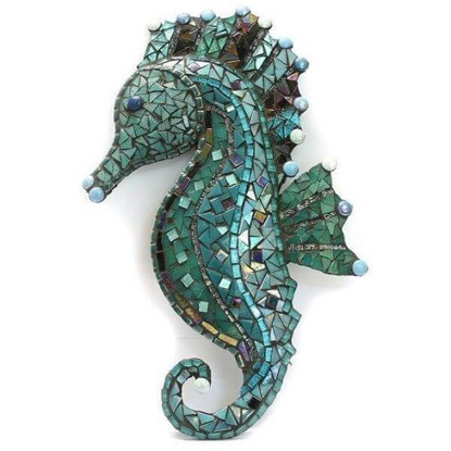 Mosaic Seahorse, DIY (video)