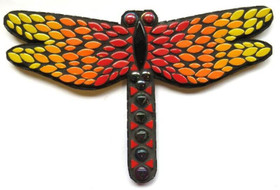 Trollslända, Röd-Gul, 31 cm, DIY (video)