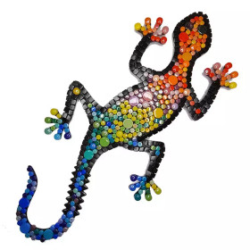 Mosaic gecko, 50cm, DIY