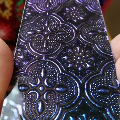 Van Gogh 5x10cm, Blue/Violet Sparkle Flora