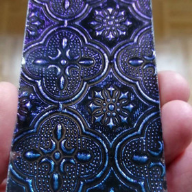 Van Gogh 5x10 cm, Blue/Violet Sparkle Flora