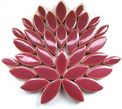 Ceramic leaves, Deep Mauve, 50g