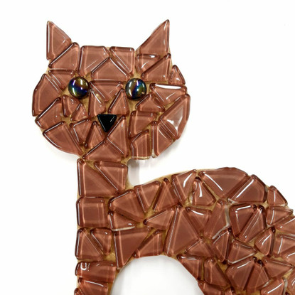 Mosaic cat, DIY