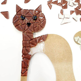 Mosaic cat, DIY