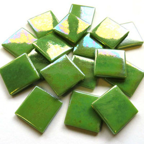 Pâte de Verre, Iridescent Green, 100g