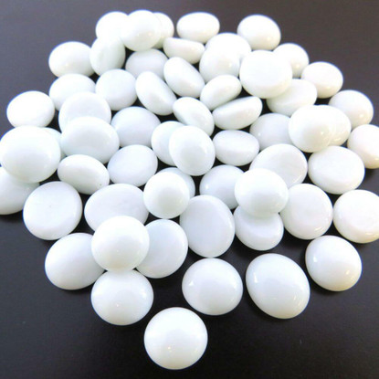 Mini Nuggets, White Marble, 50g