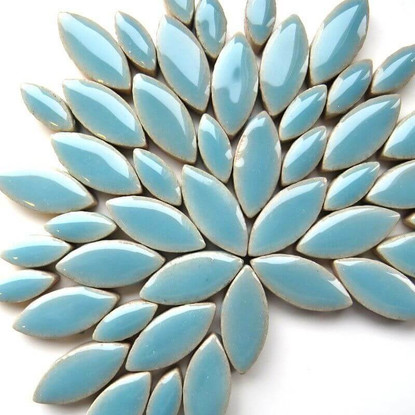 Ceramic leaves, Azure, 50g