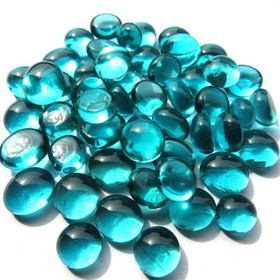 Mini Nuggets, Teal Crystal, 50 g, läpikuultava
