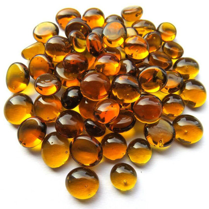 Mini Nuggets, Amber Crystal, 50g, transparent