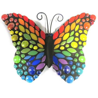 Mosaikfjäril, Rainbow, 24 cm, DIY